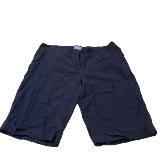 Simply Vera Vera Wang Shorts Womens 12 Bermuda Blue Light Weight Blue Casual - Picture 1 of 8